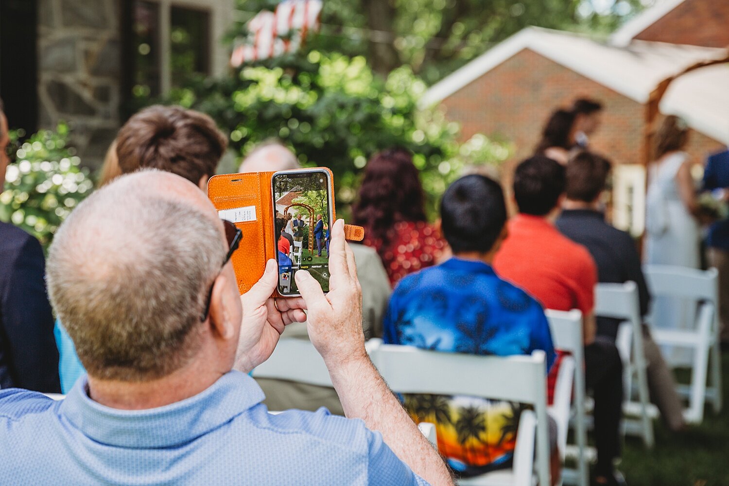 Berks County Pennsylvania intimate summer backyard Covid wedding photographer