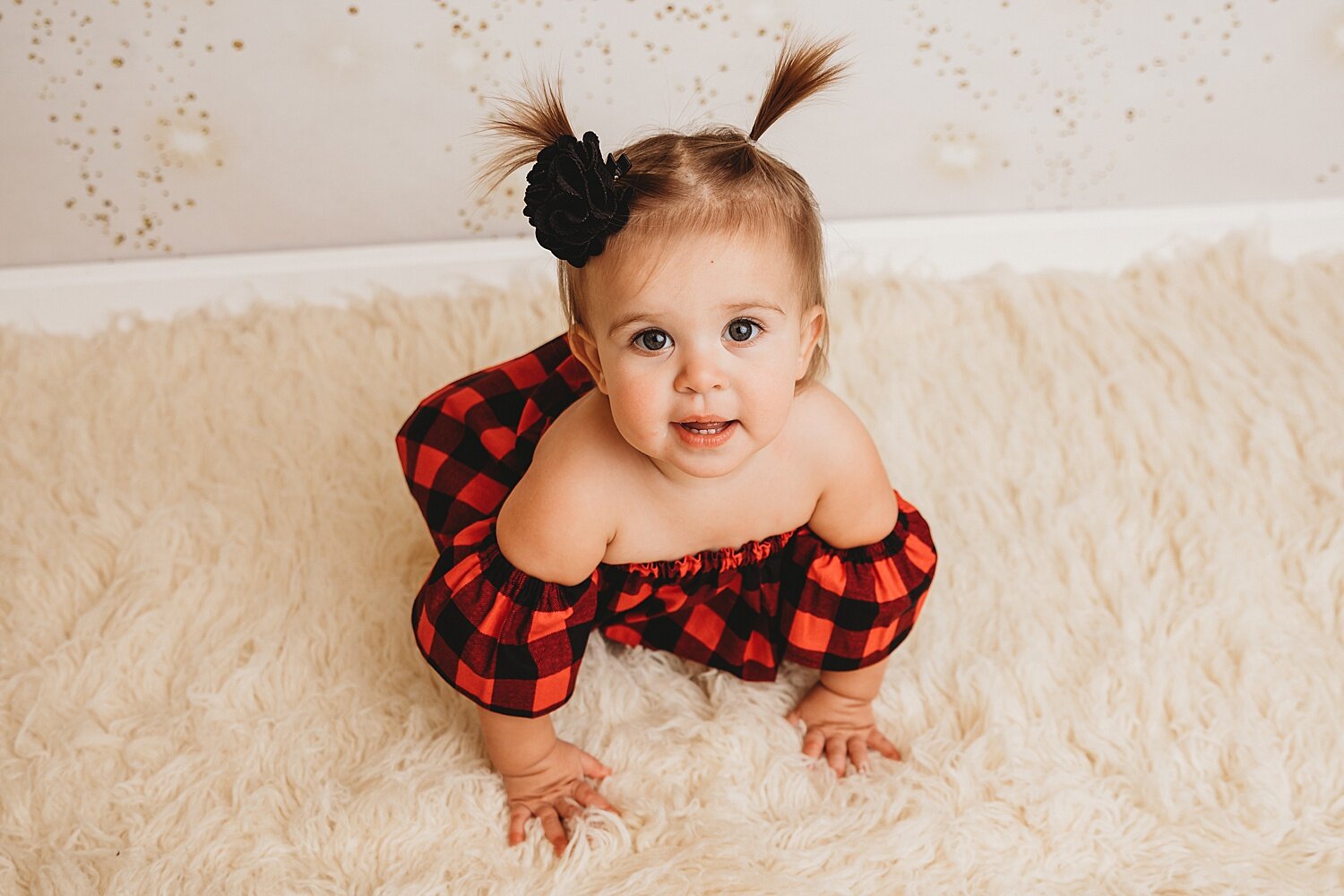 First birthday cake smash photoshoot fall pumpkin autumn Pennsylvania