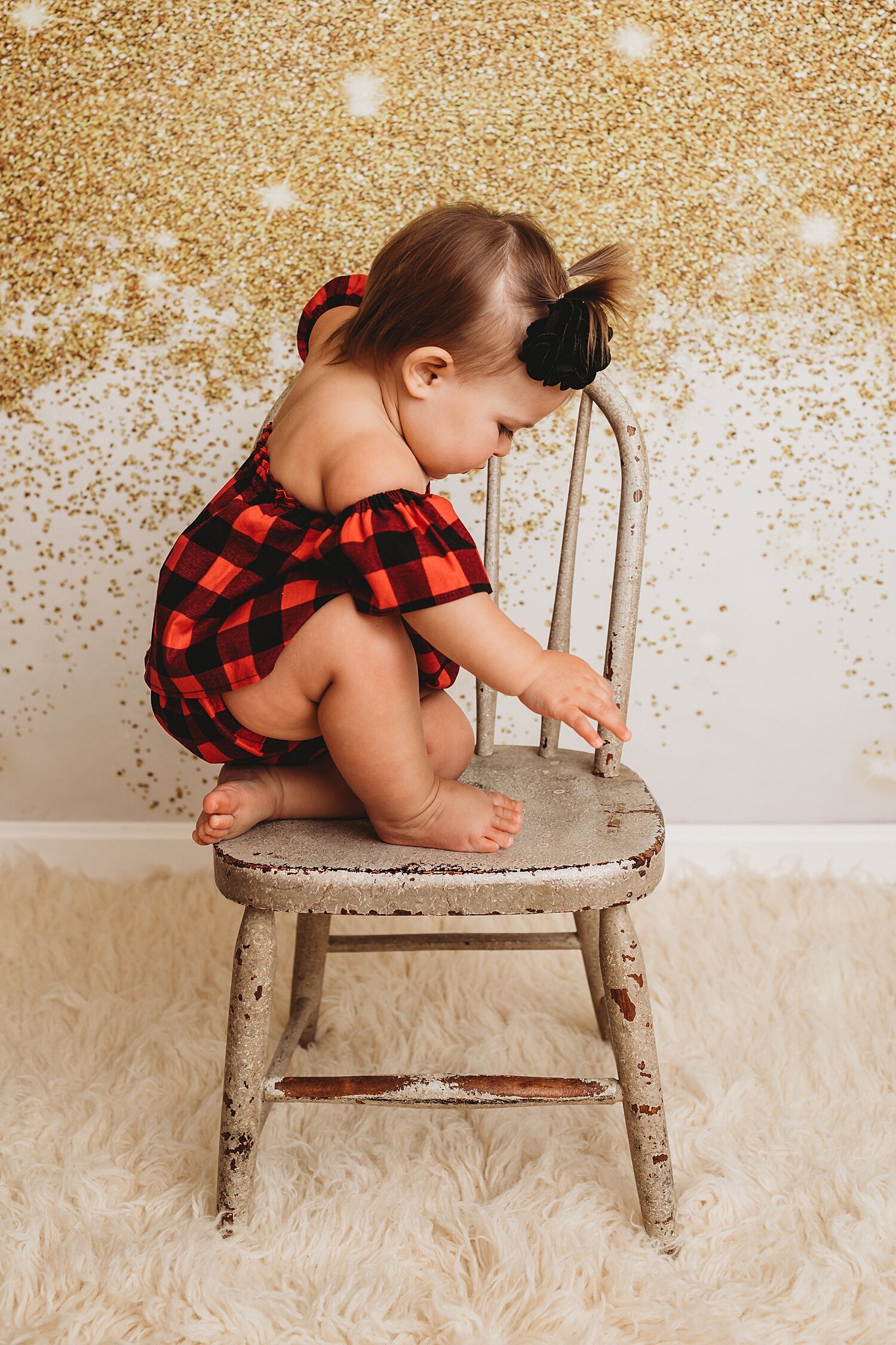 First birthday cake smash photoshoot fall pumpkin autumn Pennsylvania