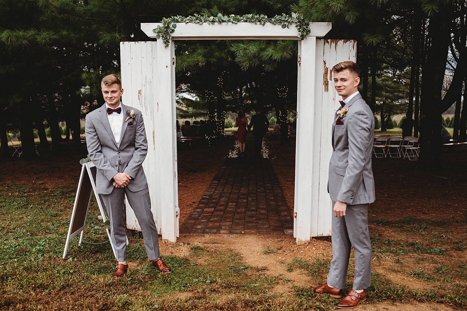 Reinhart's Christmas Tree Farm Barn Wedding Fall Berks County Pennsylvania Wedding Photographer