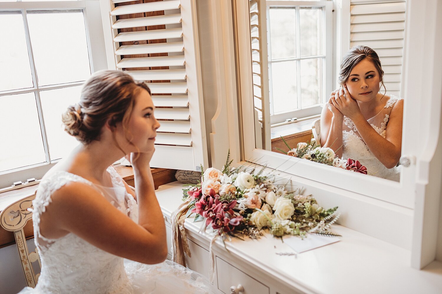 Ironstone Ranch intimate vow exchange styled wedding shoot Lancaster Pennsylvania photographer