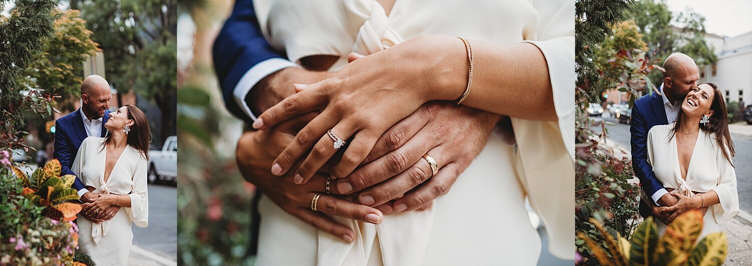 Philadelphia micro wedding elopement photographer Fitler Square