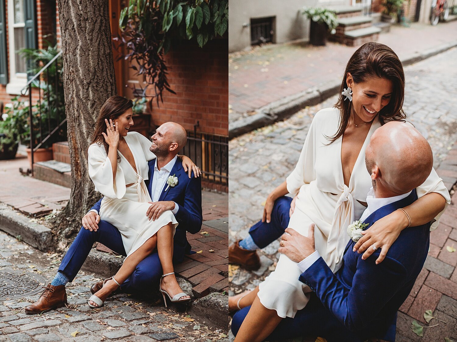 Philadelphia micro wedding elopement photographer Panama Street