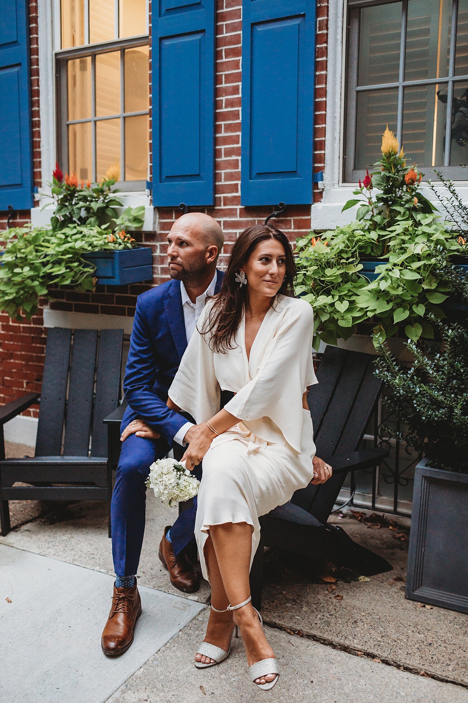 Philadelphia micro wedding elopement photographer Addison Street