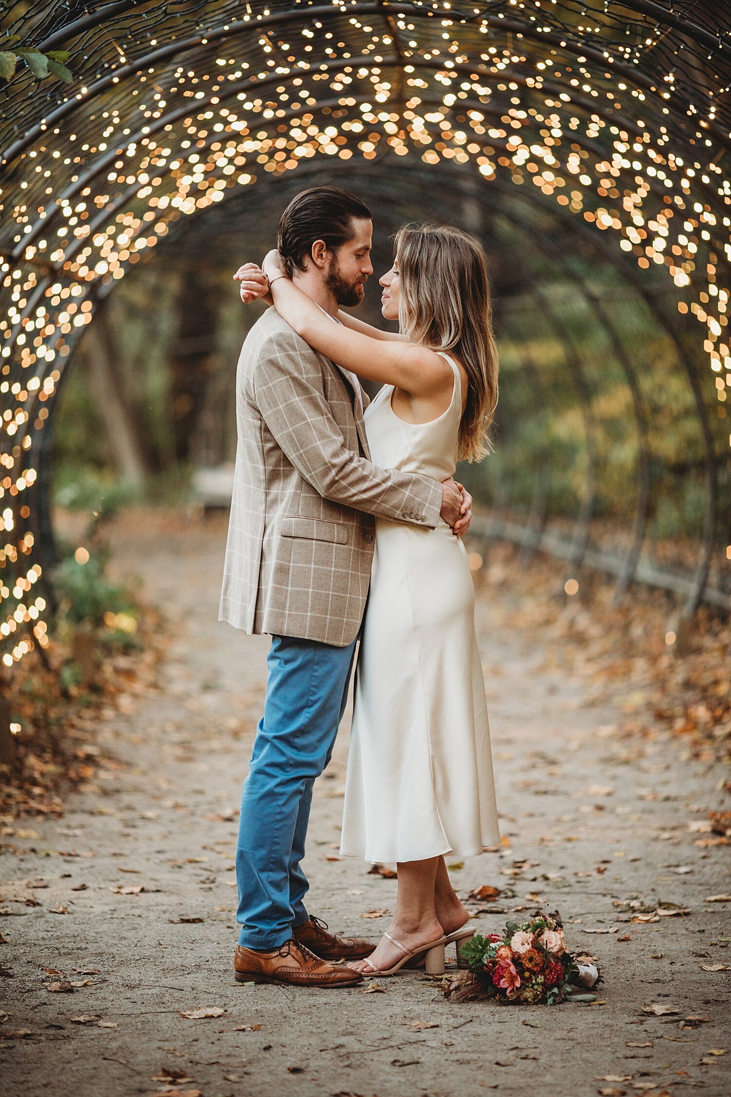 Longwood Gardens elopement Pennsylvania intimate wedding photographer