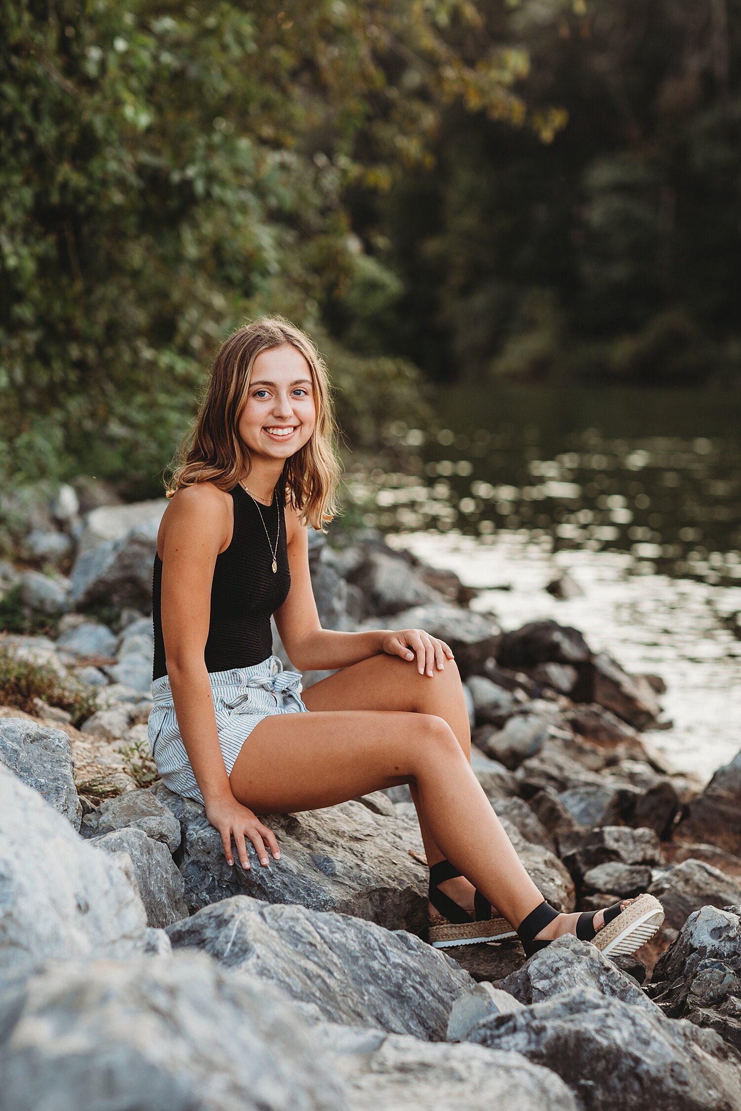 Wilson High School Class of 2021 Senior Portrait Photographer Berks County Pennsylvania Blue Marsh Lake