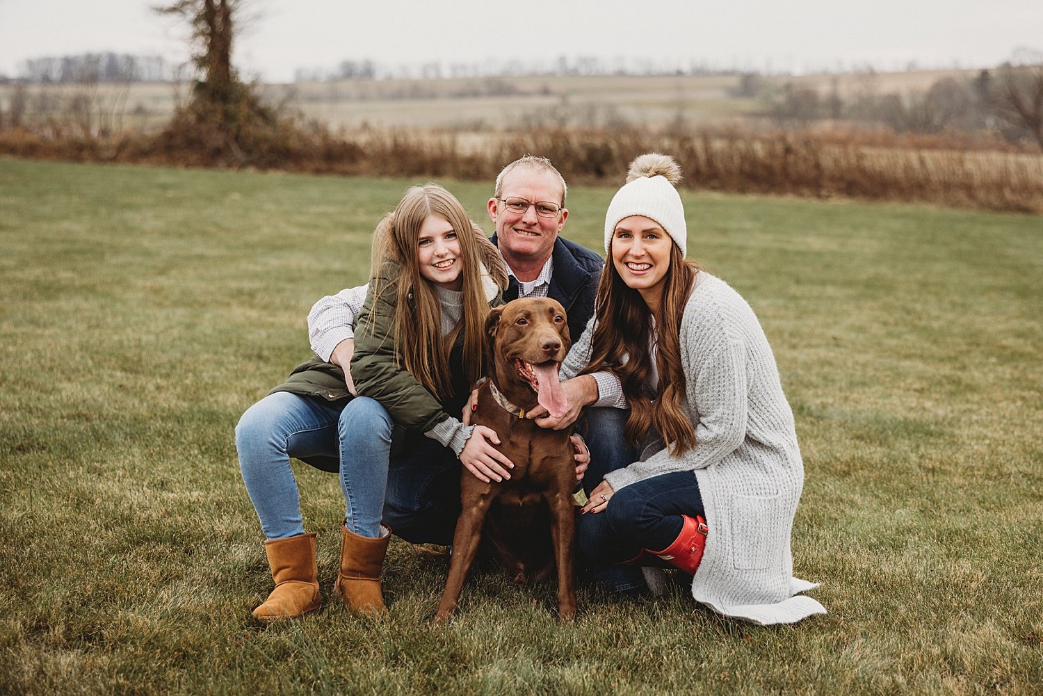 Barto Pennsylvania fall winter family portrait photoshoot photographer red hunter boots