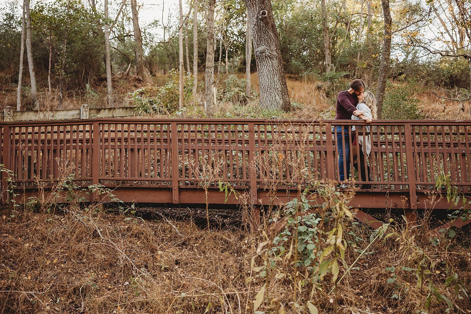 Trexler Nature Preserve Lehigh Valley fall outdoor wedding engagement session Pennsylvania photographer