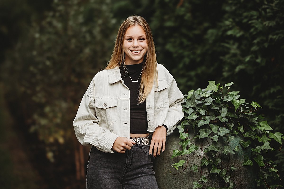 Longwood Gardens Kennett Square Pennsylvania fall high school senior portrait photographer