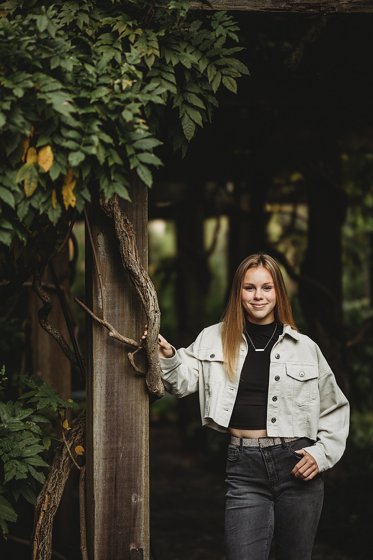 Longwood Gardens Kennett Square Pennsylvania fall high school senior portrait photographer