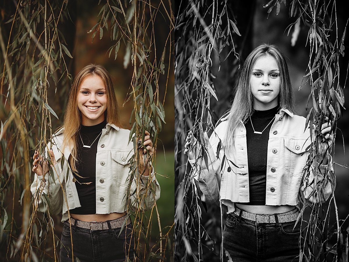 Longwood Gardens Kennett Square Pennsylvania fall high school senior portrait photographer