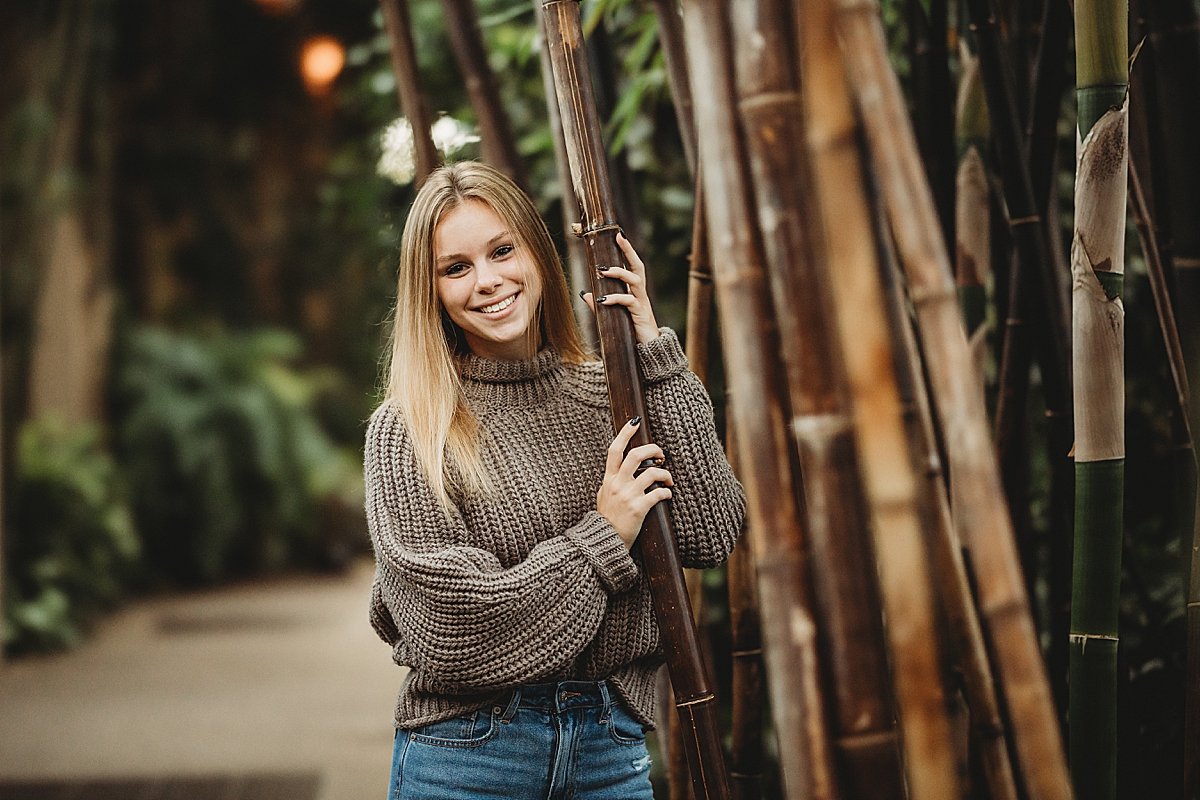 Longwood Gardens Kennett Square Pennsylvania fall high school senior portrait photographer