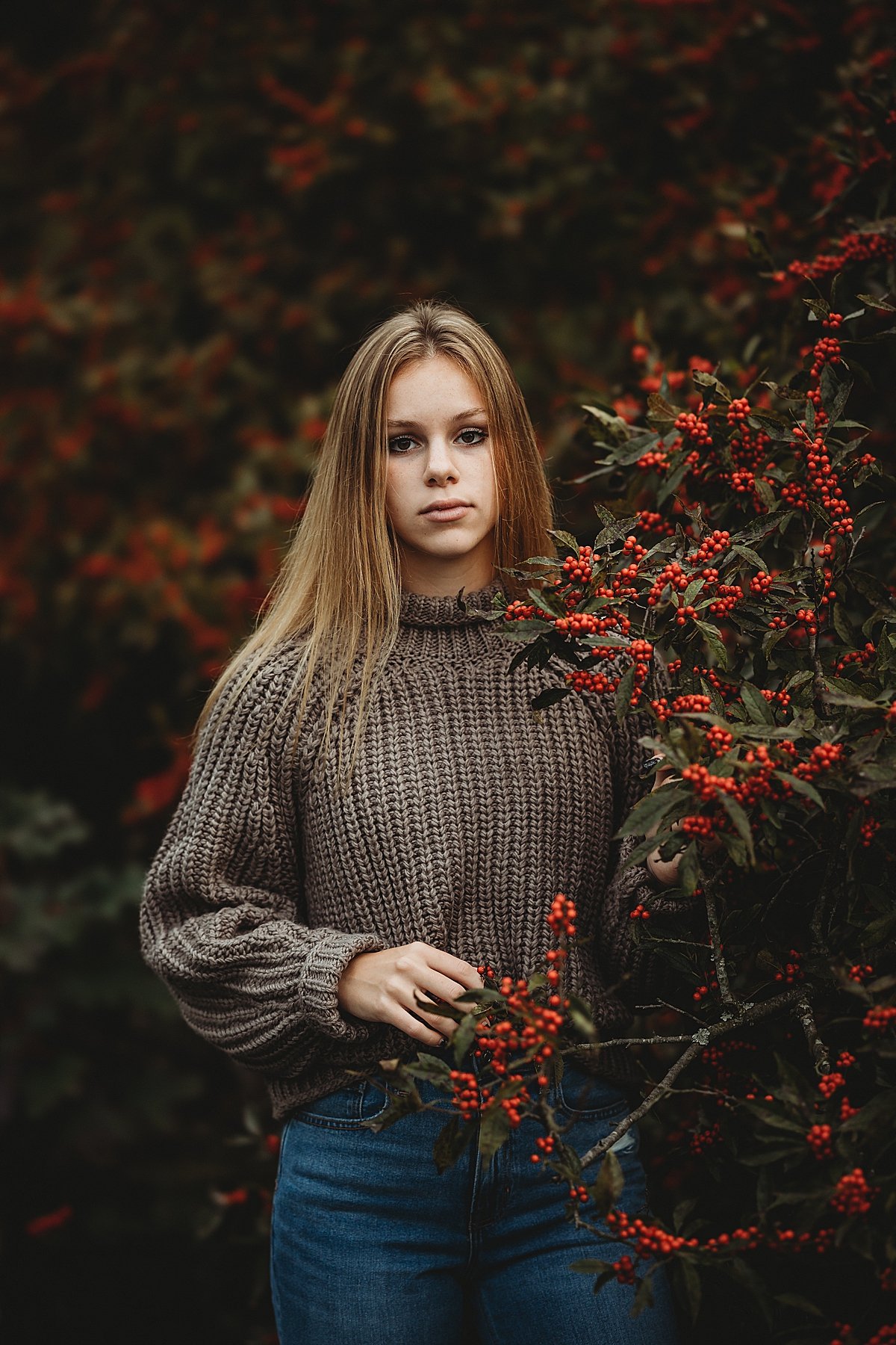 Longwood Gardens Kennett Square Pennsylvania fall high school senior portrait photographer