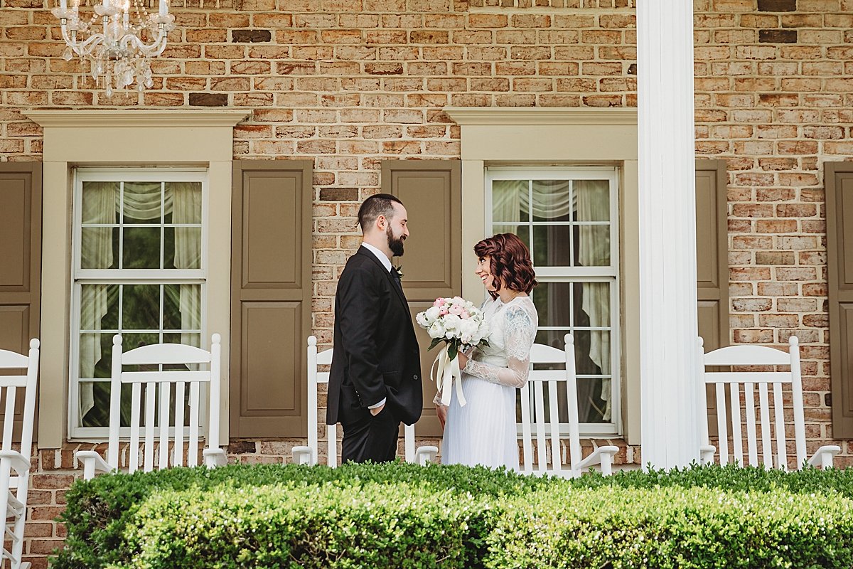 Weddings on Memory Lane Hershey Central Pennsylvania outdoor spring wedding photographer alternative tattoo bride groom