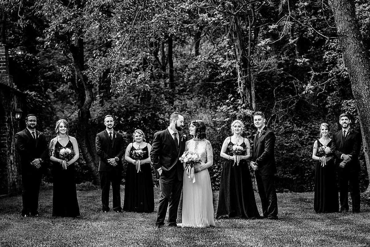 Weddings on Memory Lane Hershey Central Pennsylvania outdoor spring wedding photographer alternative tattoo bride groom