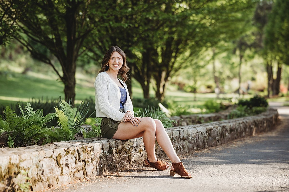 Reading Public Museum Wyomissing Berks County Pennsylvania Wilson High School Senior Portrait Photographer spring golden hour