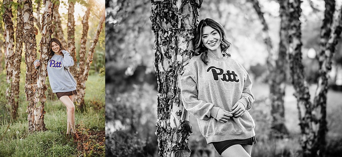 Reading Public Museum Wyomissing Berks County Pennsylvania Wilson High School Senior Portrait Photographer spring golden hour