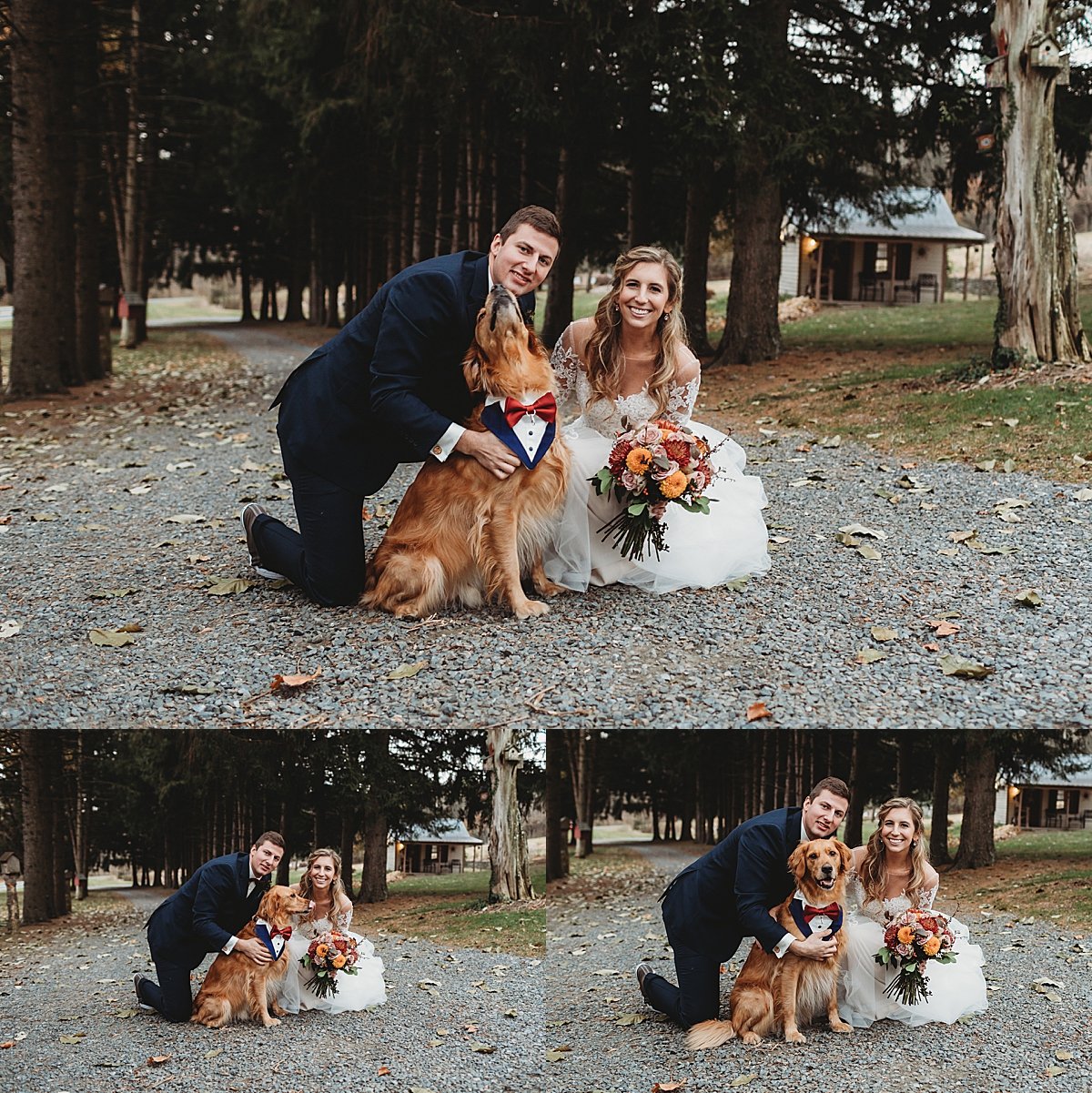 The Grove at Kempton rustic bohemian boho fall wedding Pennsylvania photographer