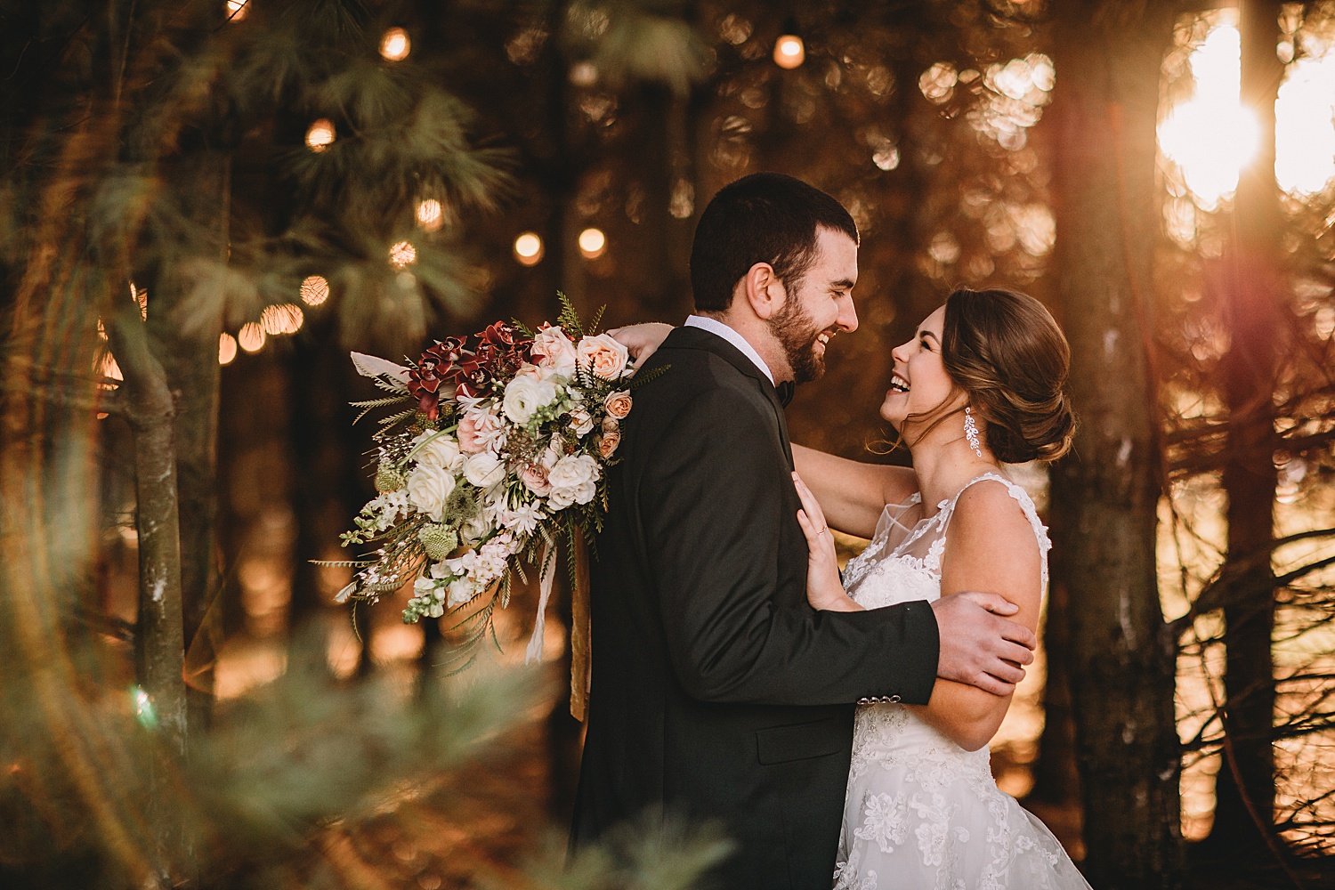 Ironstone Ranch Star Barn Lancaster Elizabethtown Pennsylvania wedding elopement photographer tree grove romantic couple photographer