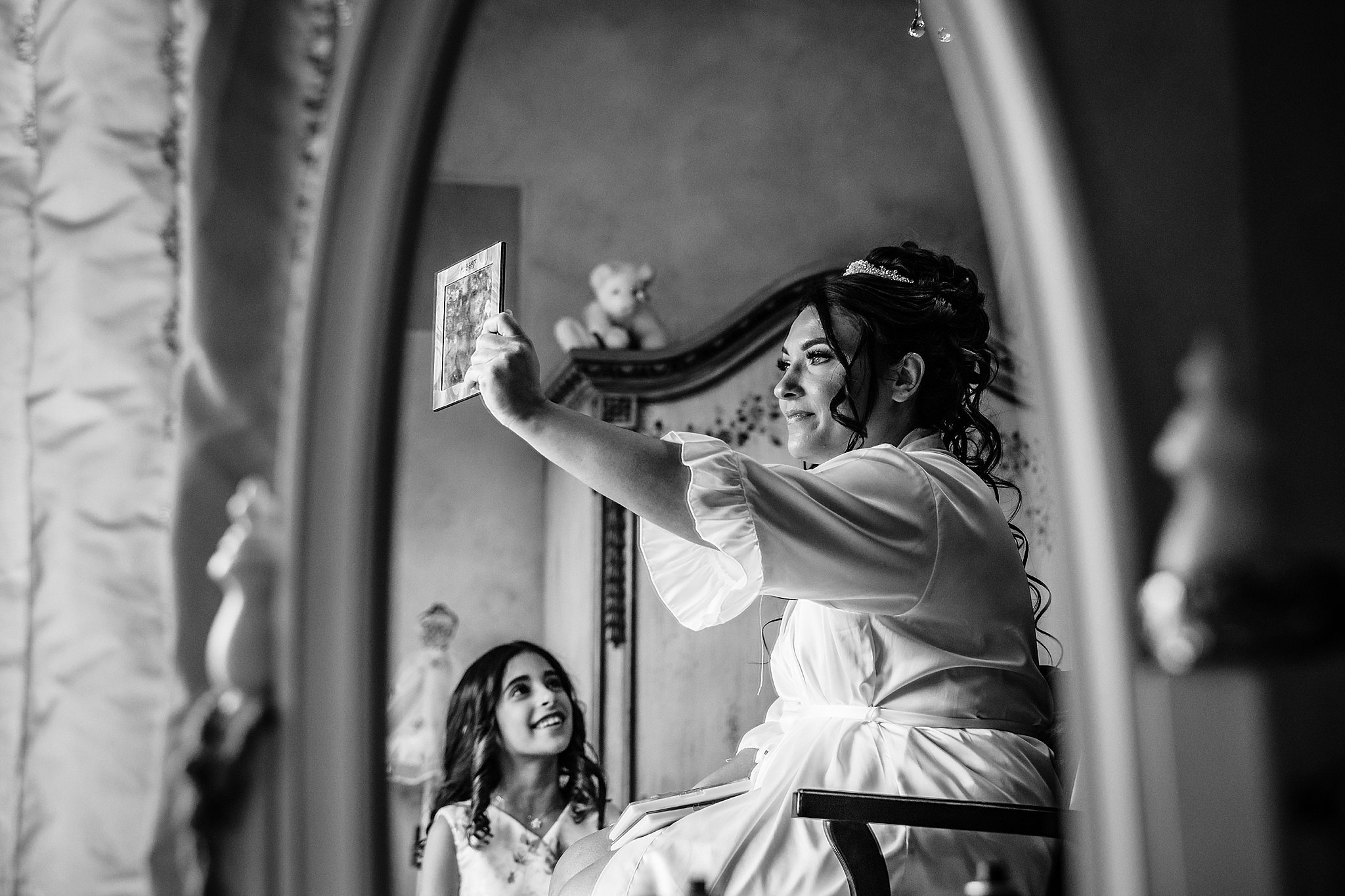 Perona Farms New Jersey artistic emotional getting ready portrait moody wedding photographer