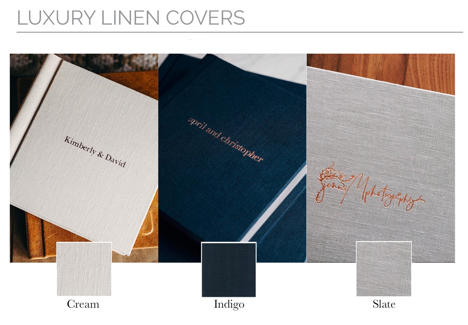 3 Luxury Linen Cover Options