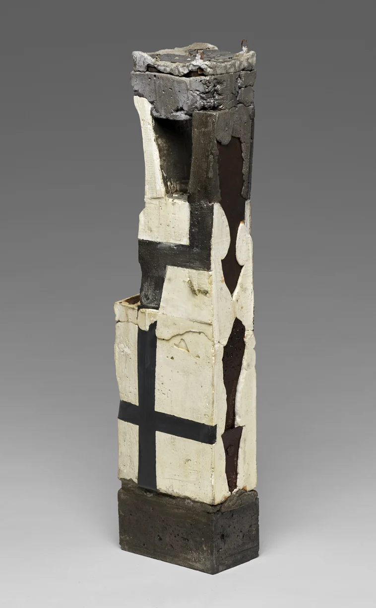Isabel Riley, Idyllic Memory, 2018, concrete, metal, plaster, pigment photo: Stewart Clements