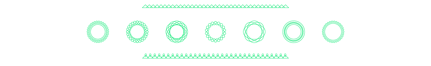 As a part of the Wikibuy brand, we created patterns based on US currency to give a subtle nod to money (just in case the bright green wasn't enough).