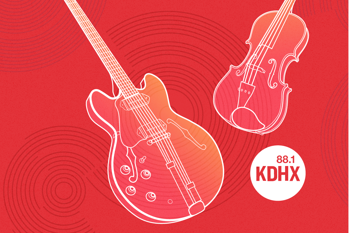 Illustrations for Live at KDHX Volume 10.