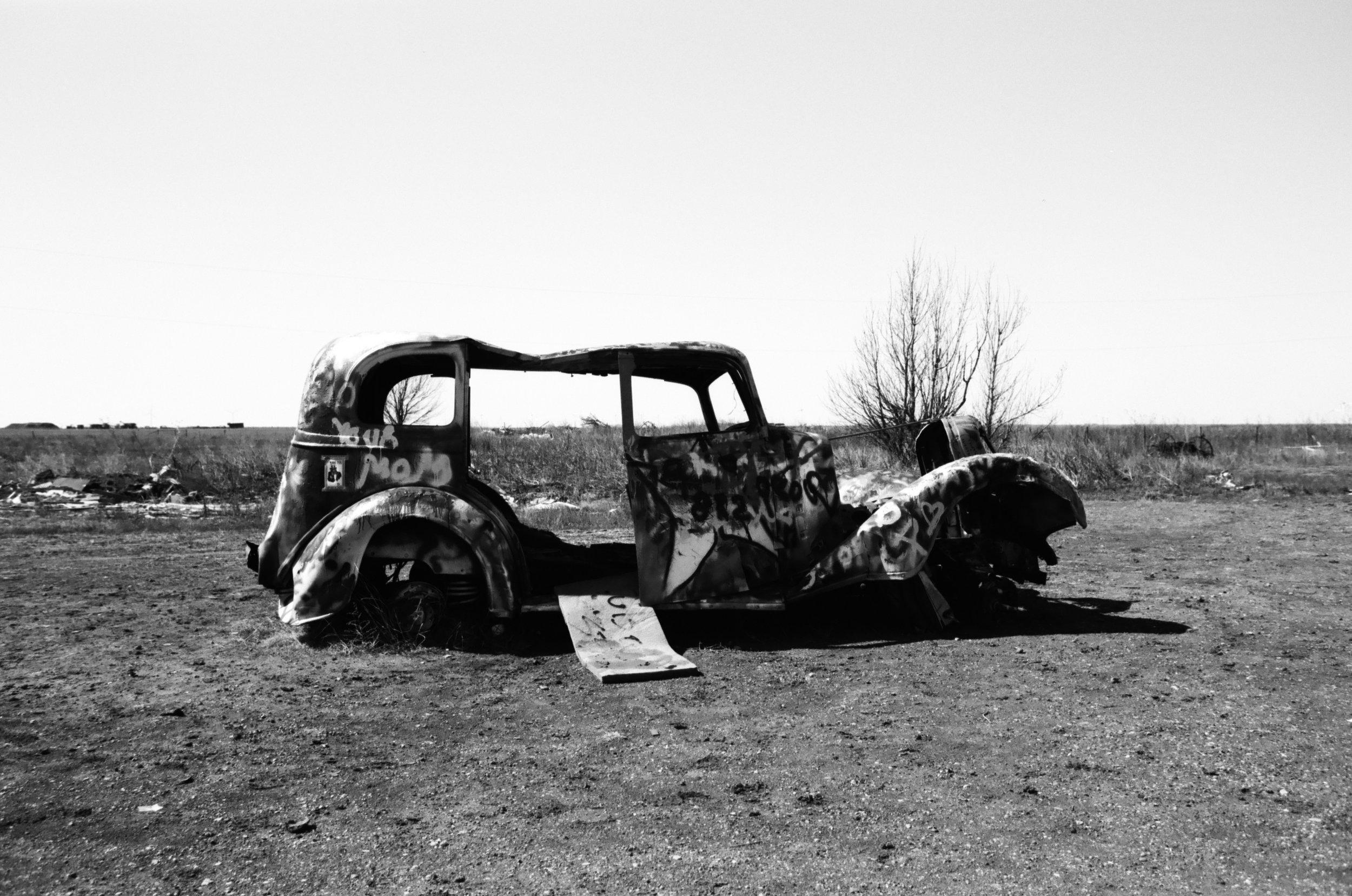  Car in Panhandle, Texas; Canon EOS Elan II 35mm; 2024 