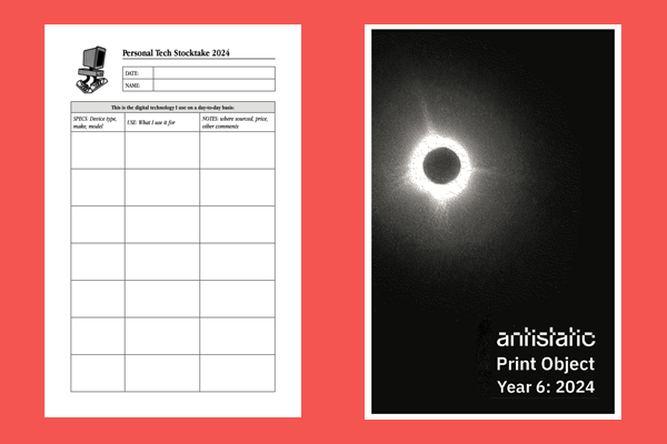Print Object 2024: interview zine and tech stocktake