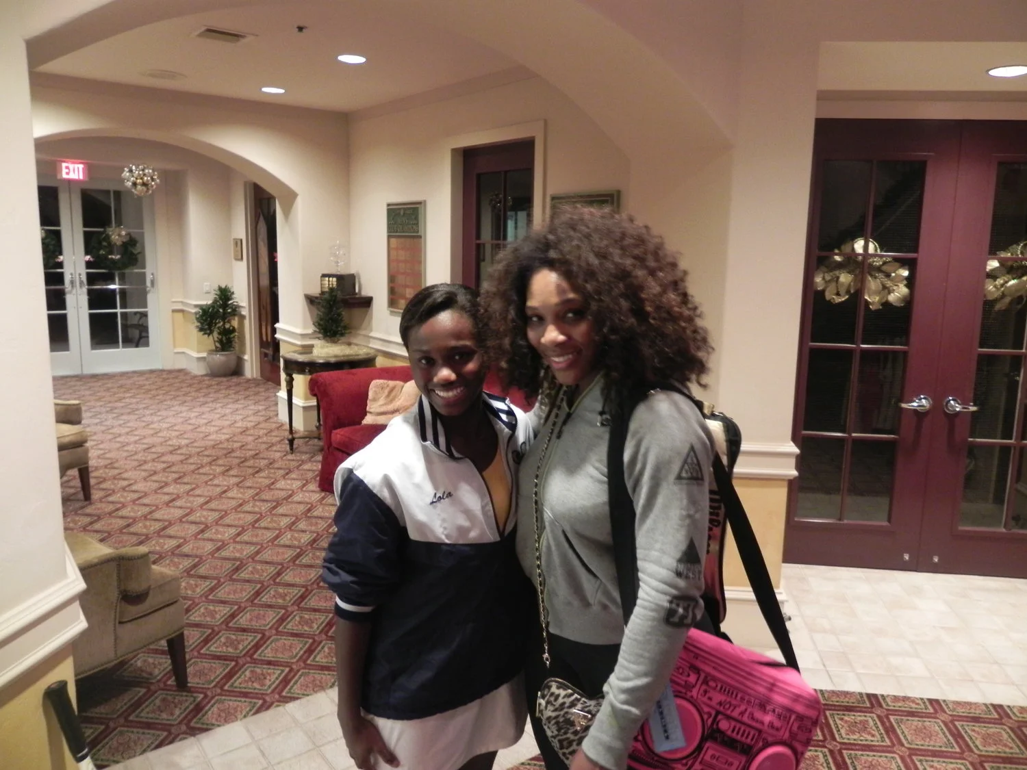 Lola and Serena Williams