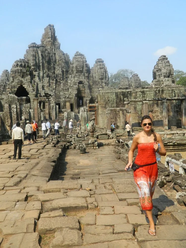 Exploring ancient temples in Cambodia