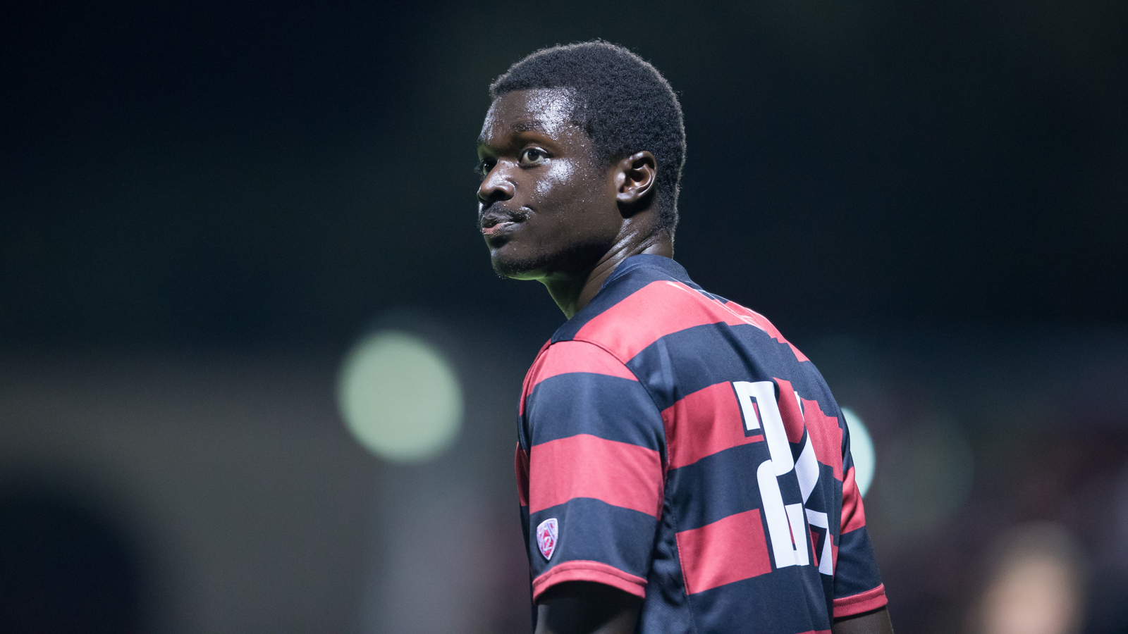 Stanford, CA - October 9, 2015: Stanford Men\'s Soccer vs Washington on Friday night at Cagan Stadium. The Cardinal tied the Huskies 0-0.