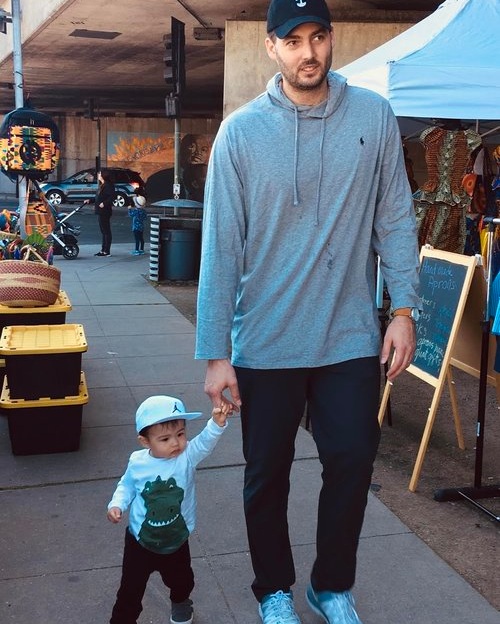 Me with my 15 month-old son, Spencer.