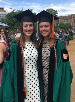 At graduation with my teammate and best friend, Ahna Buntrock, approximately 10 hours after my final collegiate 10K (can you tell I’ve slept 2 hours?)