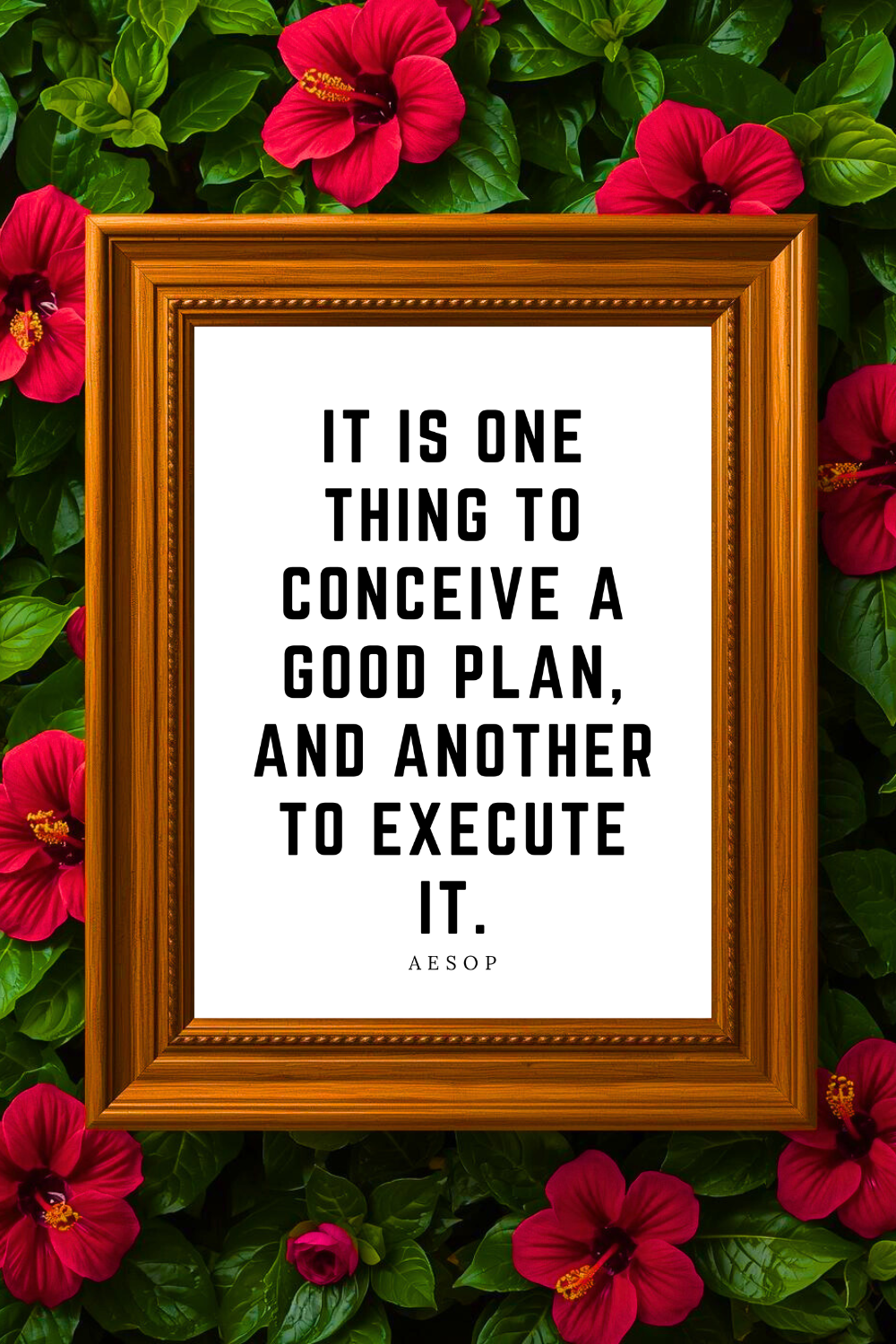 To Conceive a Good Plan • Top Aesop Quotes • Printable Positive Affirmation • Printable Positive Affirmation • Modern Farmhouse Decor • Wall Art Quote • Black and White • Printable PDF.png