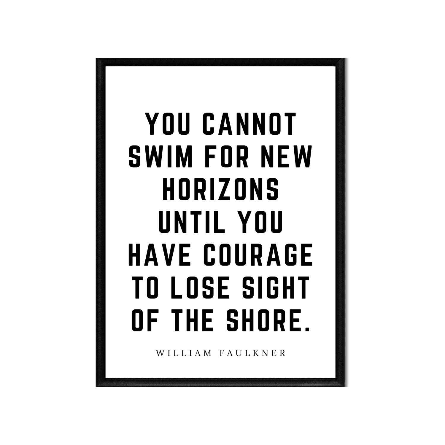SWIM FOR NEW HORIZONS • Printable Quote Downloadable File .png