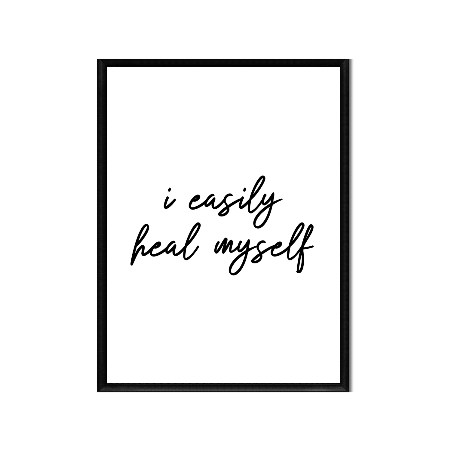 i easily heal myself • Printable Positive Affirmation • Printable Quote Downloadable File .png