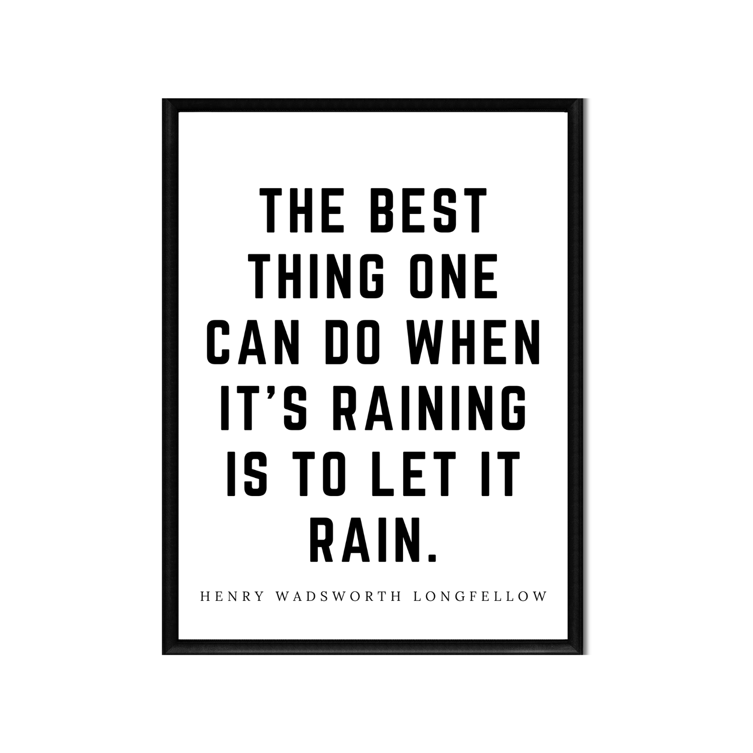 LET IT RAIN • Printable Quote Downloadable File .png
