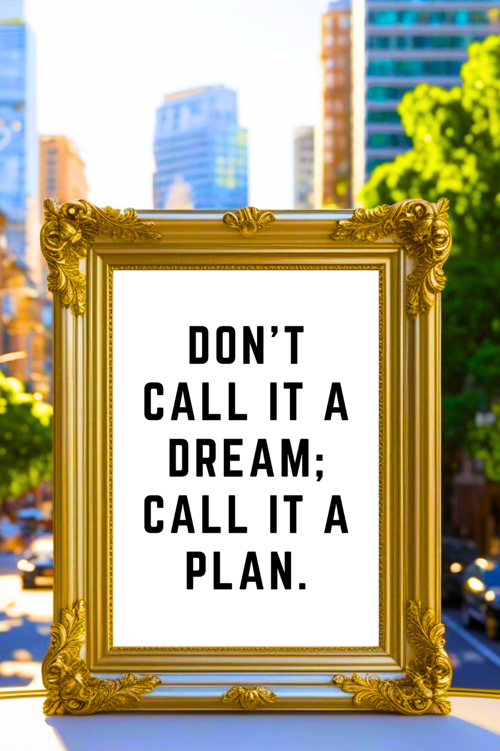 CALL IT A PLAN • Printable Inspiration Best Motivational Quotes • Black and White Download • Wall Art.png