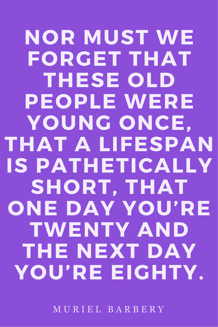 Muriel Barbery Inspirational Quote The Elegance of the Hedgehog Book