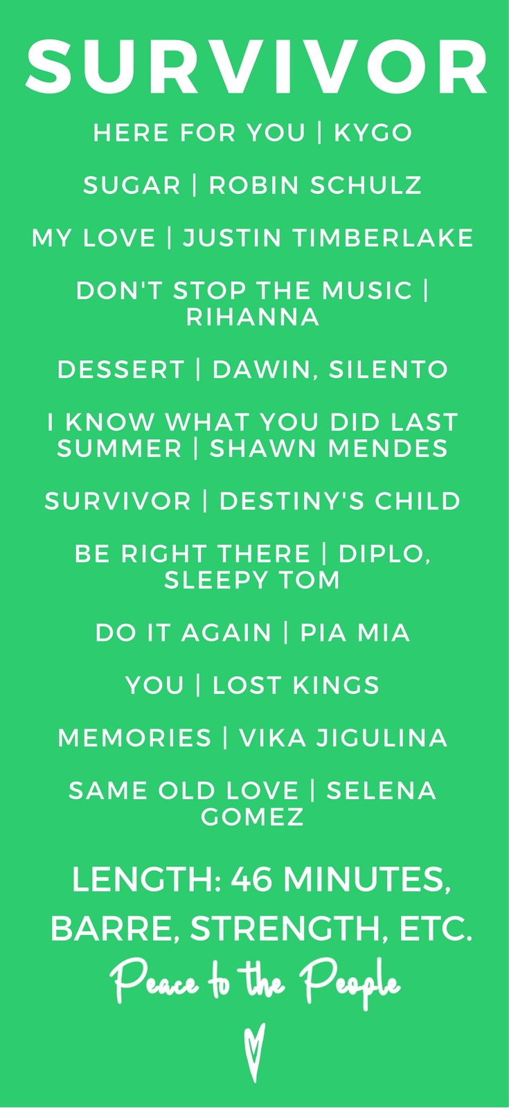 Survivor Fitness Cycling Spinning Running Playlist Music