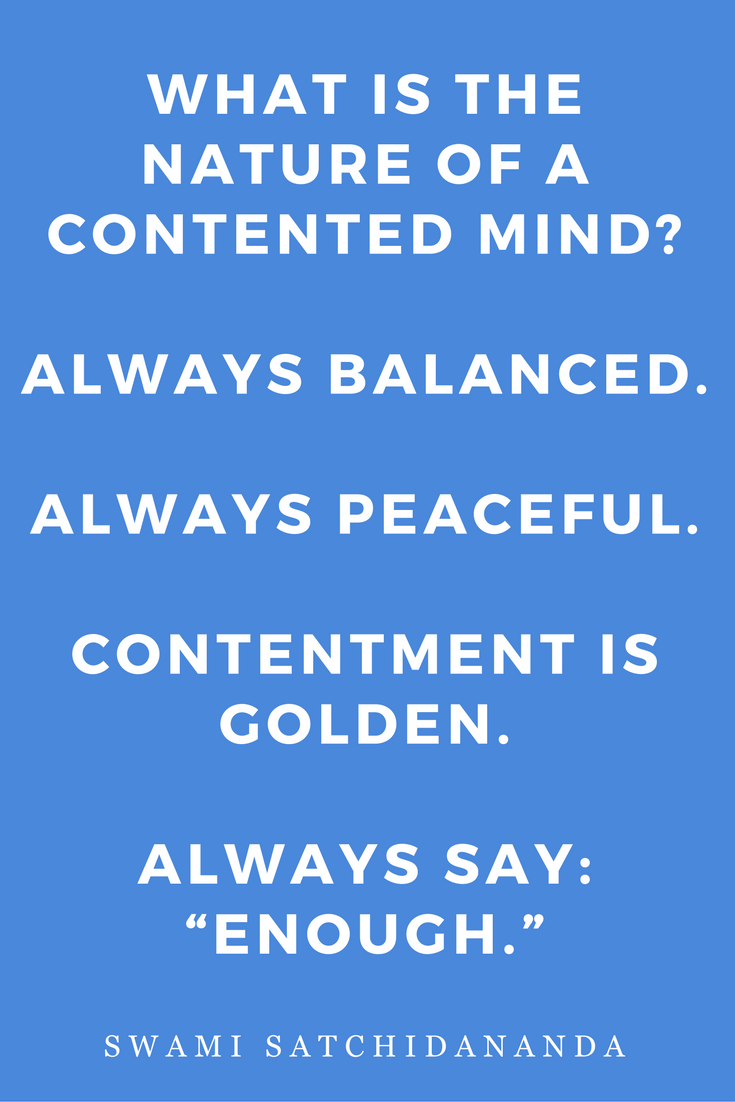 The Key to Peace by Swami Satchidananda Quotes, Inspiration, Enough