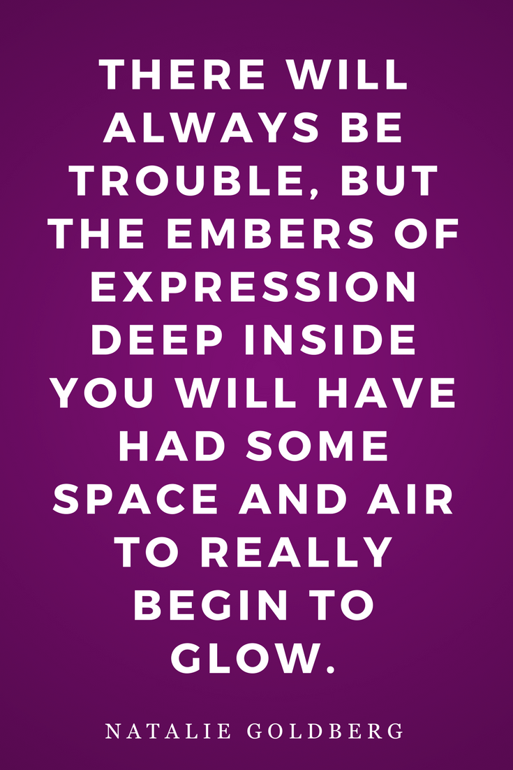 Writing Down The Bones by Natalie Goldberg, Inspiration, Quotes, Books, Embers