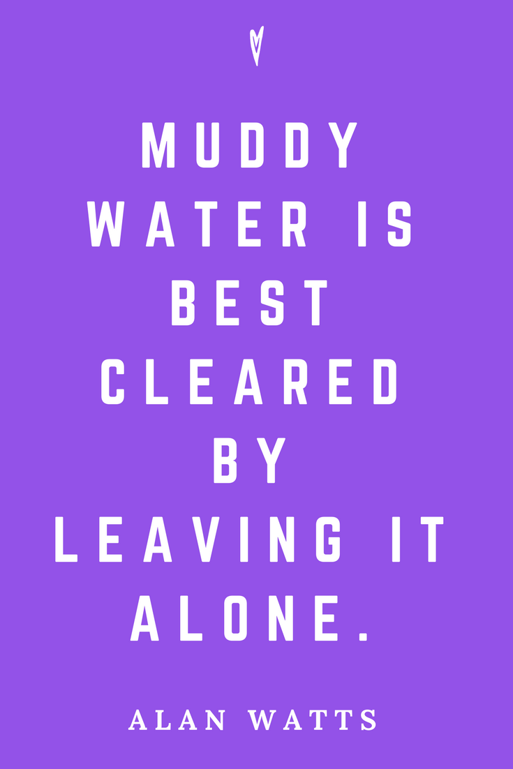 Alan Watts • Top 25 Quotes • Peace to the People • Zen • Mindfulness • Present Moment Awareness • Philosophy • Wisdom • Inspiration • Muddy Water.png