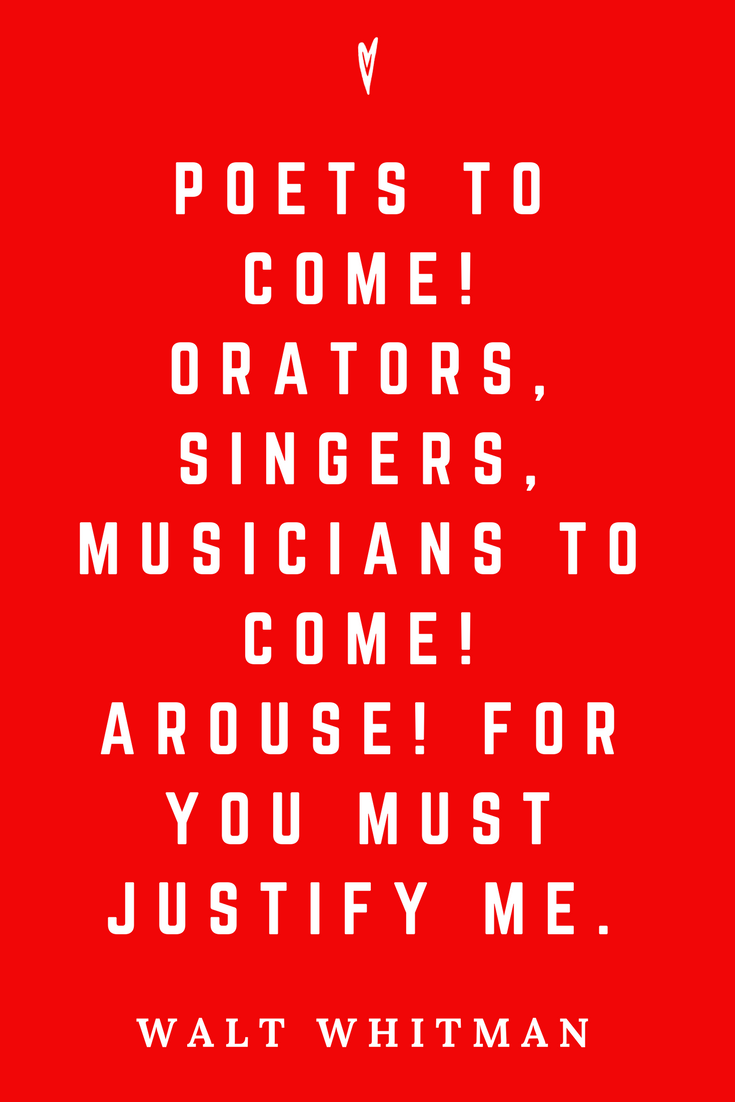 Walt Whitman • Top 35 Quotes • Peace to the People • Author • Writer • Poet • Culture • Motivation • Wisdom • Inspiration • Justify Me.png