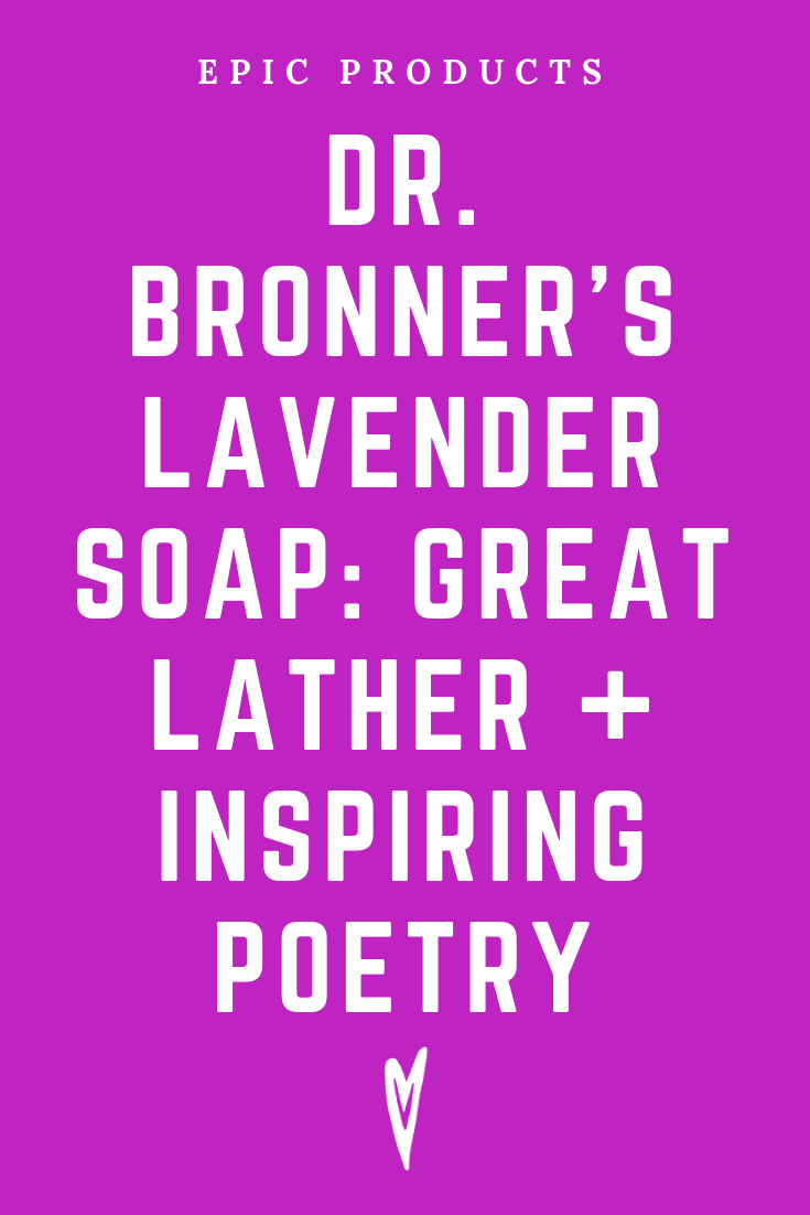 Dr. Bronner’s Pure-Castile Liquid Soap, Lavender, 32 Fluid Ounce