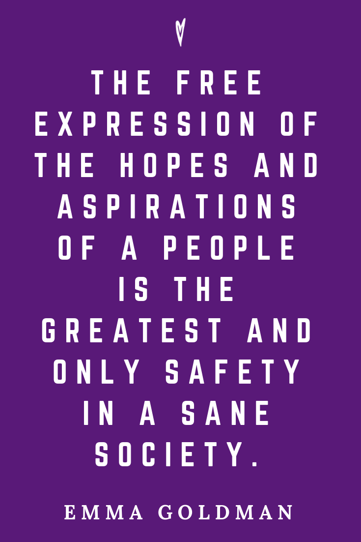 Top 25 Emma Goldman Quotes • Peace to the People • Pinterest • Mindfulness, Motivation, Wisdom • Sane Society.png