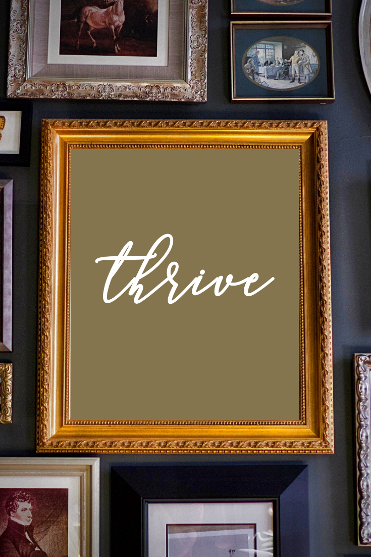 8x10 • Printable Quote • Art • Home Decor • Thrive • Thrive.png