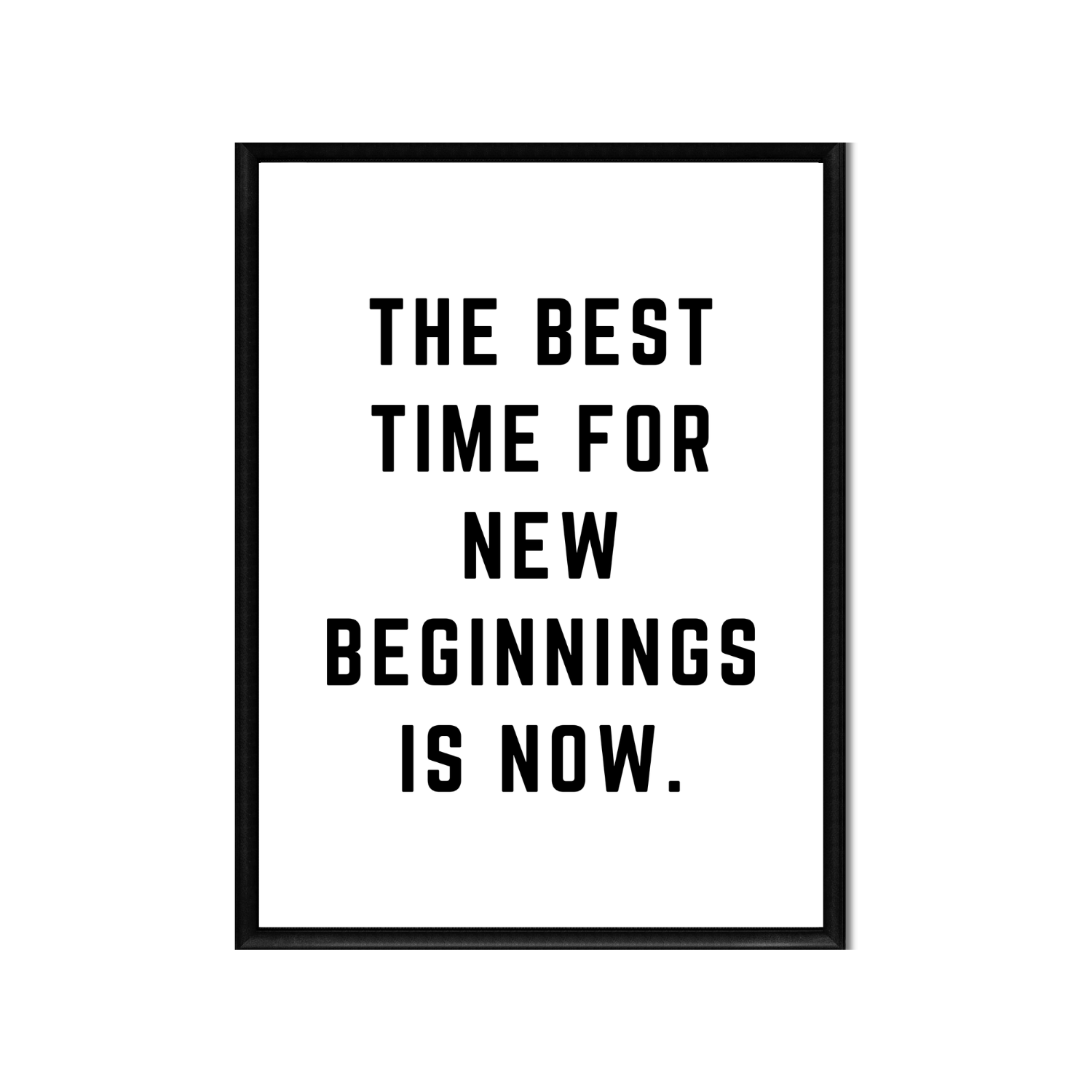 TIME FOR NEW BEGINNINGS • Printable Quote Downloadable File .png